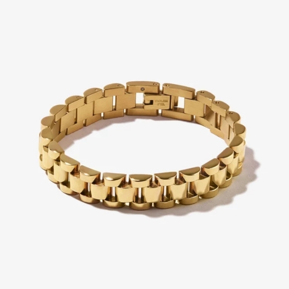 18K GOLD LUXURY BANGLE BRACELET - Picture 4 of 4